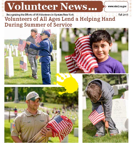 Veterans Volunteer News Cover fall 2015 - Become a Volunteer 
