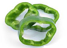 green peppers slices 